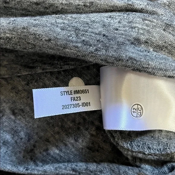 Madewell Whisper Cotton Turtleneck Gray Small - Picture 7 of 10